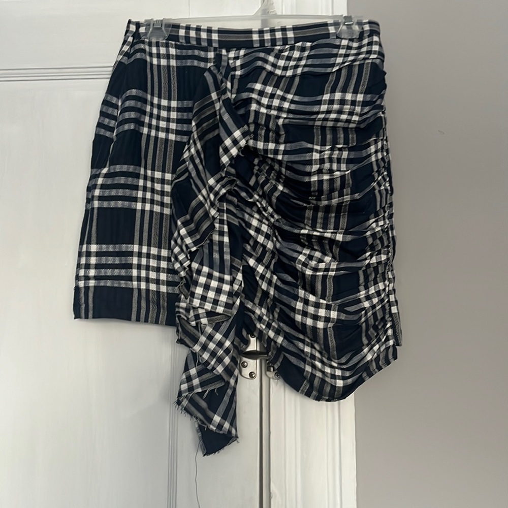 Patterned Mini Skirt